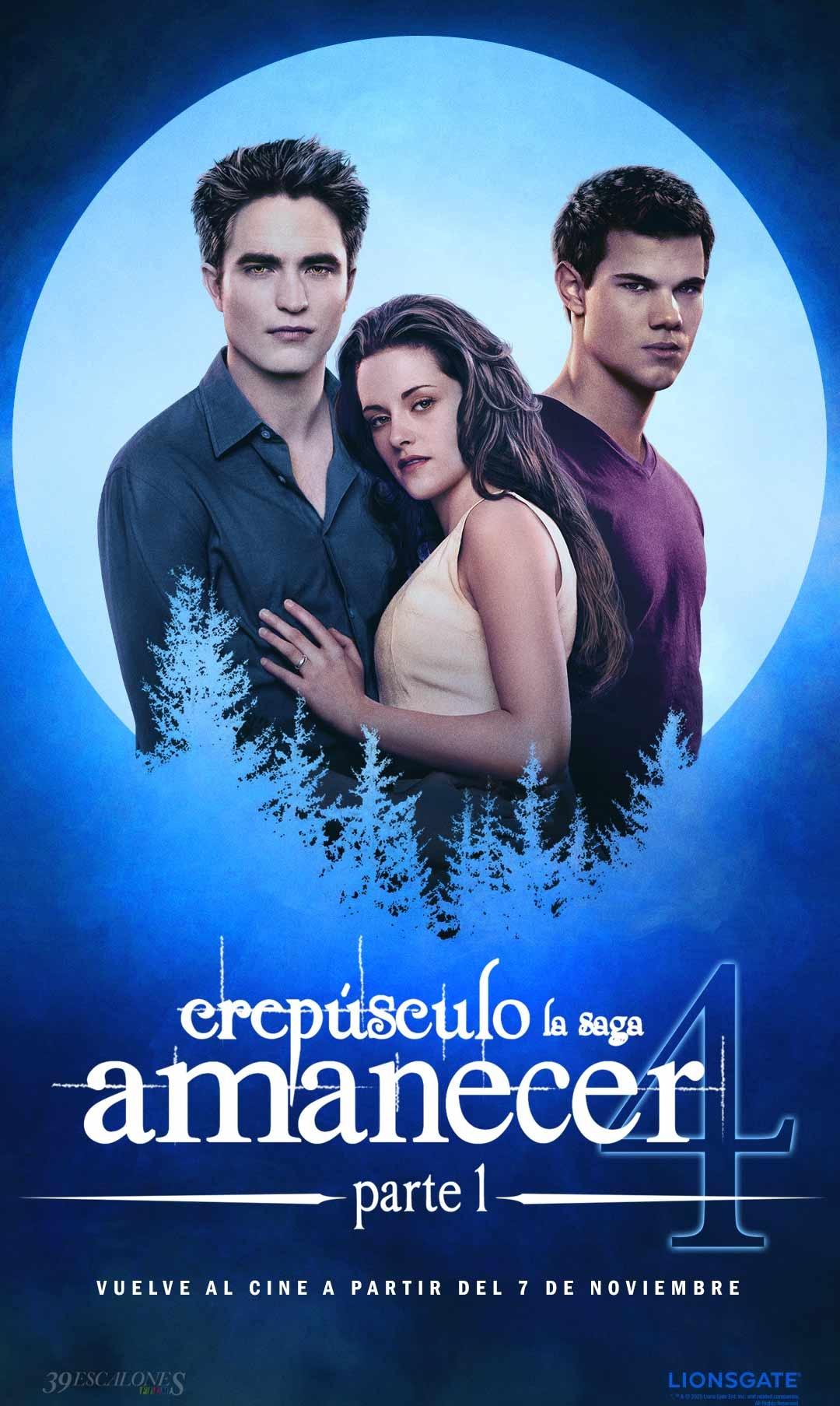 Caratula LA SAGA CREPUSCULO: AMANECER - PARTE I (REESTRENO)